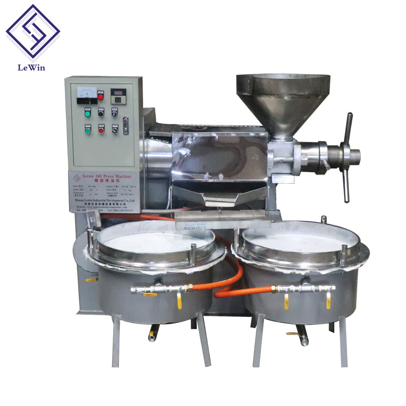 Máquina de prensado de aceite de nuez de maní comestible con tornillo 6yl-120 automático para pequeñas empresas