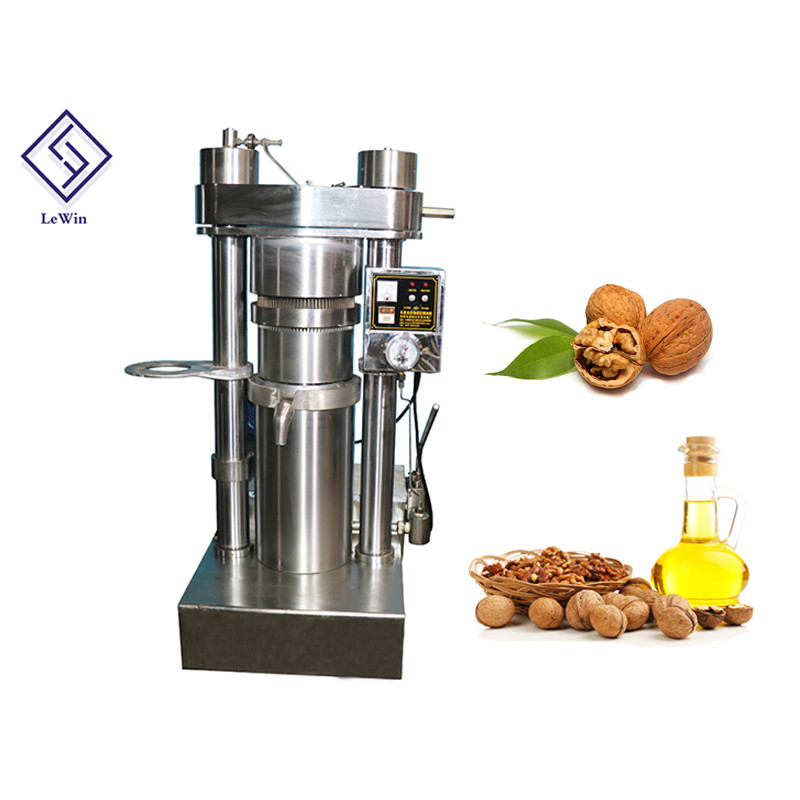 Máquina de la extracción de aceite de la nuez de la presión de funcionamiento de 60 Mpa 8 kilogramos por capacidad del lote