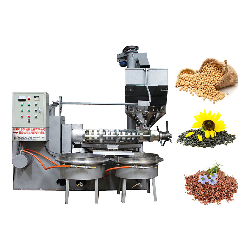 Máquina industrial del aceite de mostaza de la máquina de la prensa de aceite del aceite de maíz con el filtro