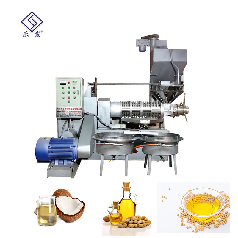 Máquina industrial del aceite de mostaza de la máquina de la prensa de aceite del aceite de maíz con el filtro