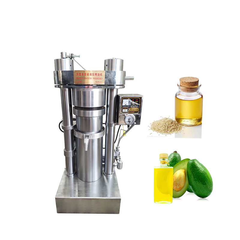 Mini tipo maquinaria que muele del aceite frío del aguacate de la máquina de la prensa de aceite hidráulico