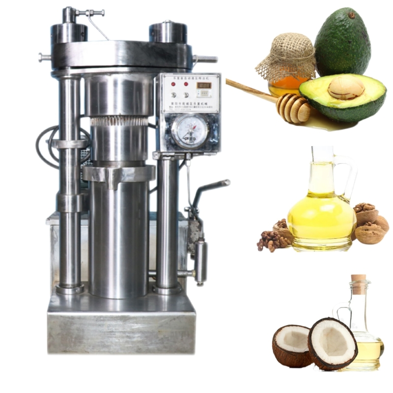 Mini tipo maquinaria que muele del aceite frío del aguacate de la máquina de la prensa de aceite hidráulico