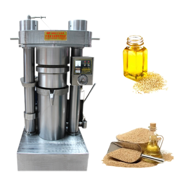 La máquina caliente verde oliva de la prensa de aceite hidráulico de la prensa del sésamo modifica voltaje para requisitos particulares