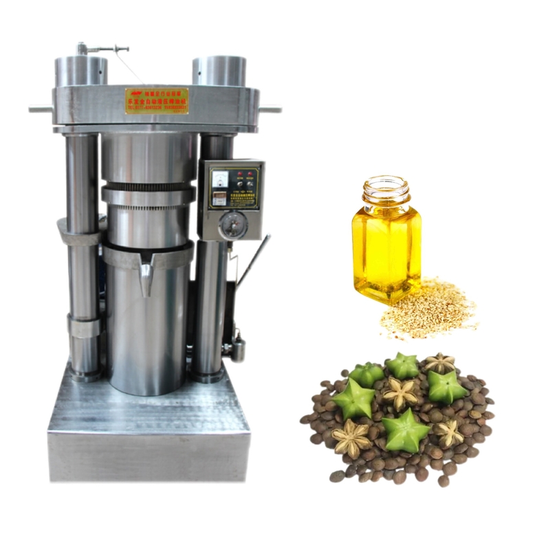 La máquina caliente verde oliva de la prensa de aceite hidráulico de la prensa del sésamo modifica voltaje para requisitos particulares