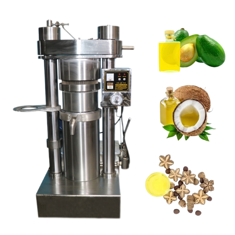 0.71*0.95*1.56m Prensadora de aceite industrial con una capacidad de 30 a 50 kg/h