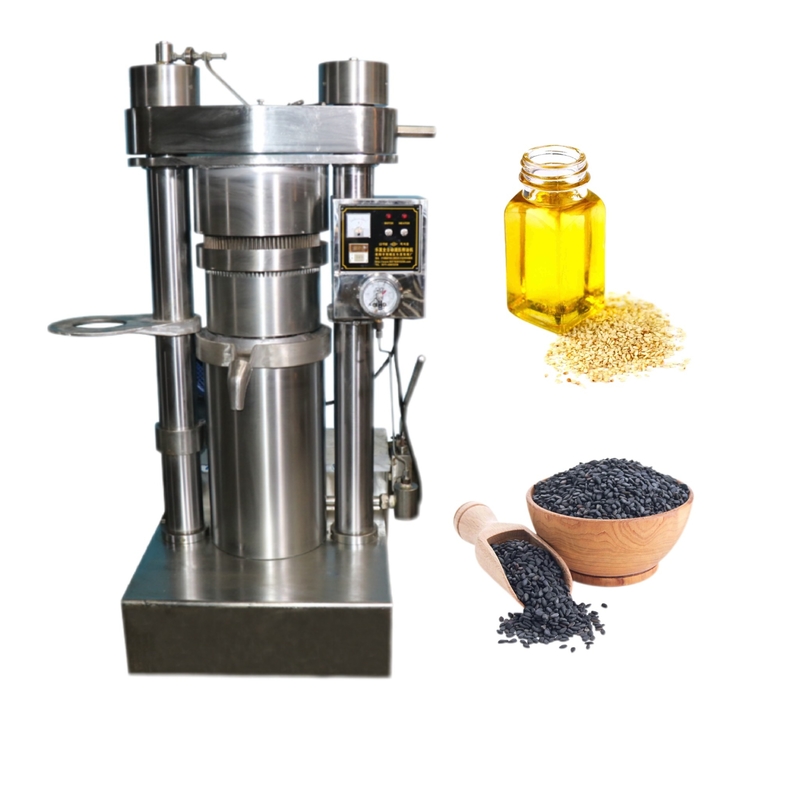 Máquina de prensado de aceite de sésamo de aleación de acero de alta resistencia Tiempo de trabajo del lote 8-15 minutos