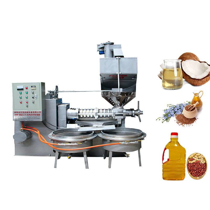 Máquina de prensa de aceite de tornillo de aleación de acero Máquina popular de extracción de aceite de cocina Máquina de prensa de aceite de maní