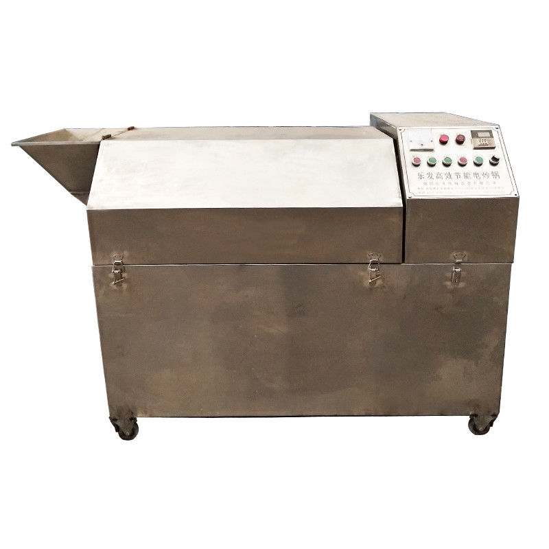 Máquina eléctrica color plata 380V del asador del grano de café con garantía de 1 año