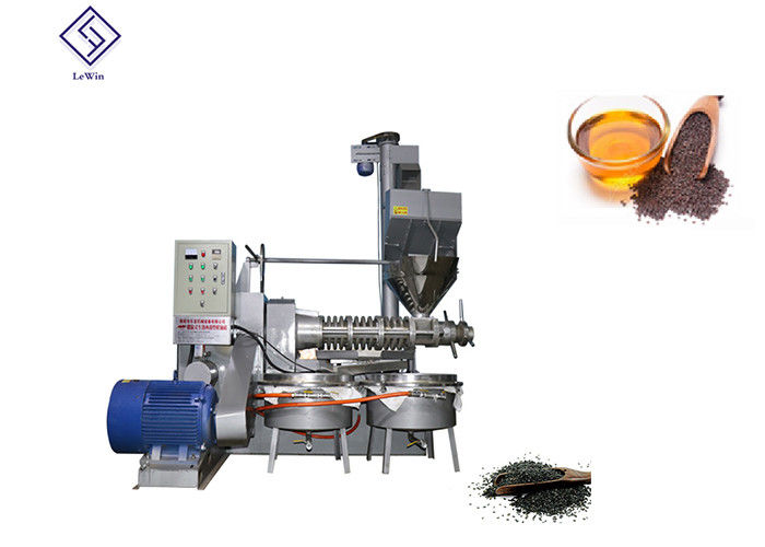 120-160 Kg/h Capacidad máquina de prensa de aceite de tornillo con 2*1,6*2,7m tamaño