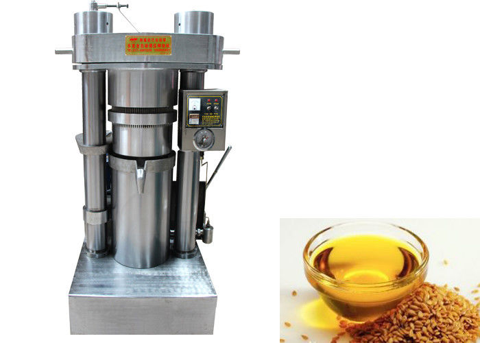 El presionar frío/caliente de aceite de la semilla de lino de la máquina industrial de la prensa 60 diámetro de la torta de aceite de la presión 185m m del MPa