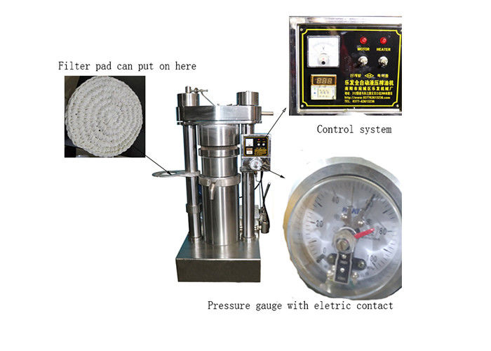Diámetro industrial de alta presión de la torta de aceite de la máquina 355m m de la prensa de aceite de nuez de la máquina de la prensa de aceite