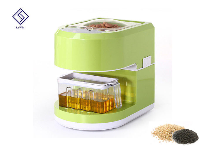 Mini tipo material plástico de la máquina de la prensa de aceite del hogar para el voltaje 220v/110v de las semillas de sésamo