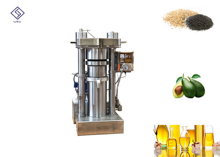 Avocado Sesame Hydraulic Oil Press Machine 4.0kw / 2.0kw Power 1000 * 1100 * 1660mm